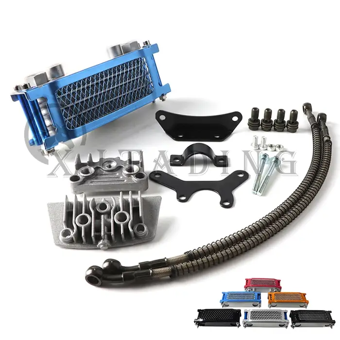 Kit de radiateur d'huile de refroidisseur d'huile de moto pour Honda Monkey Yamaha Kawasaki 50cc-140