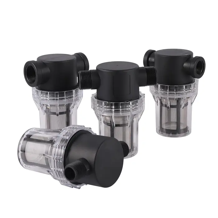 Filtre Fileté Femelle et Mâle en Acier Inoxydable, Préfiltre à 80 Mailles, Irrigation de Jardin, Aqu