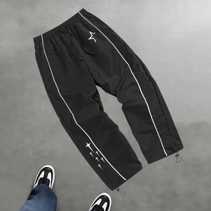 Pantalon de sport décontracté à imprimé étoiles pour hommes, pantalon d'entraînement de fitness prin