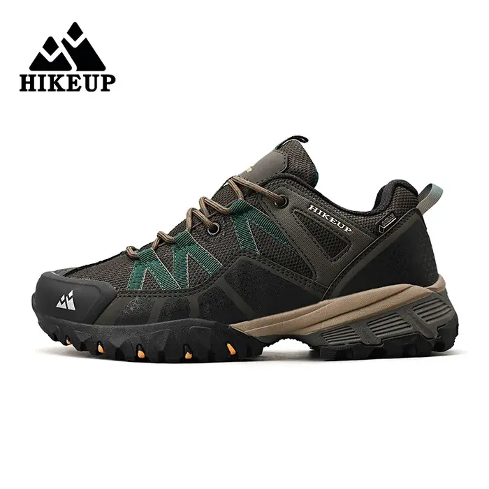 Baskets respirantes HIKEUP anti-baume pour homme - Randonnée course trekking sports montagne