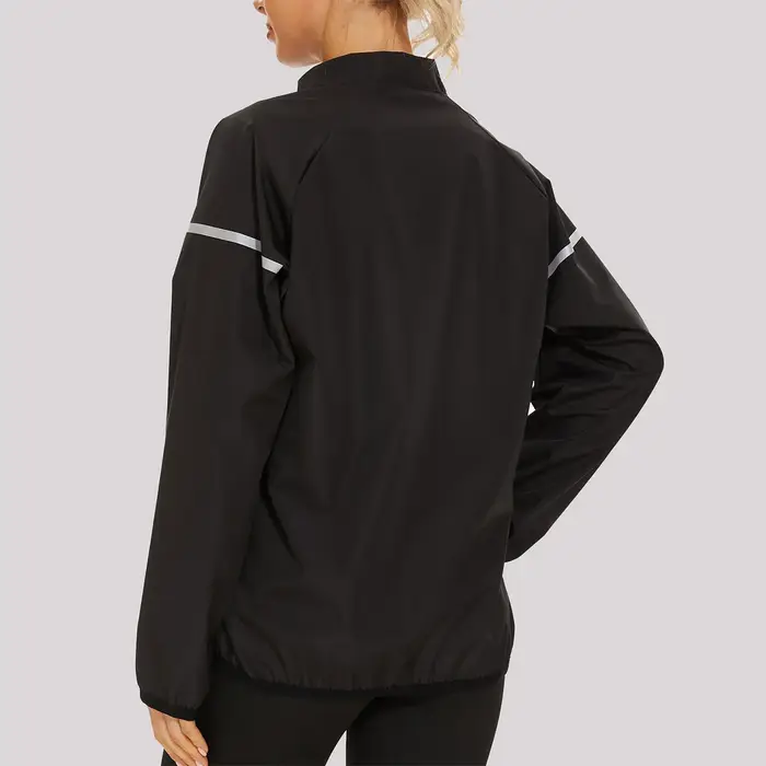Combinaison de sauna pour femmes, veste à manches longues, corset d'exercice, haut à fermeture éclai
