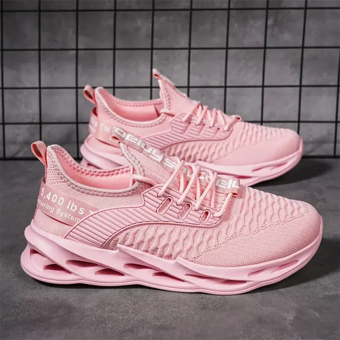Offre spéciale rose espadrilles décontractées femmes hommes lame chaussures grande taille 46 léger r