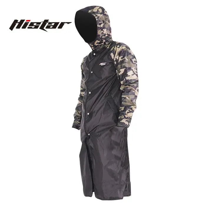 HISTAR-Imperméable de pêche de type long, imperméable et léger, matériau de gril Oxford, tissu TPU s
