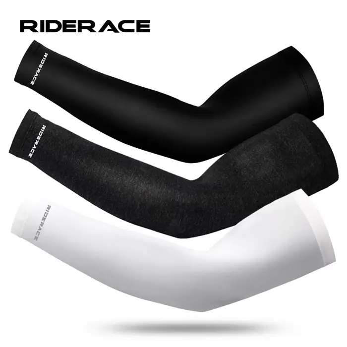 Manchon de bras en soie glacée, séchage rapide, respirant, Protection UV, tenue de Sport, Fitness, b