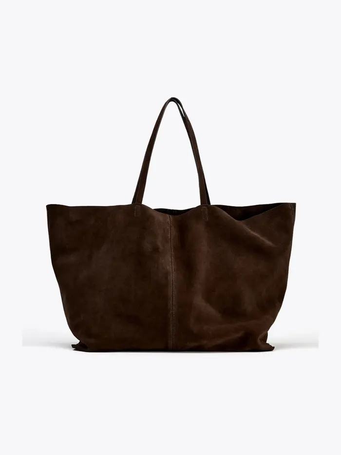 Sac à bandoulière simple pour femme, sac à main en peau de vache, sac de shopping de très grande cap