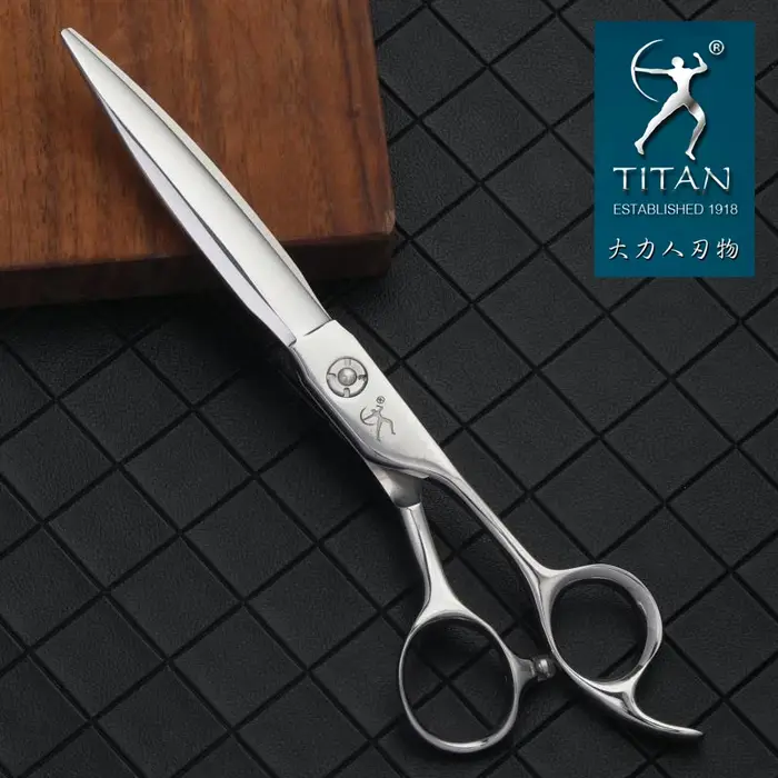 TITANCiseaux de coiffure professionnels, ciseaux de coupe de 7 pouces, outil de barbier de salon en 