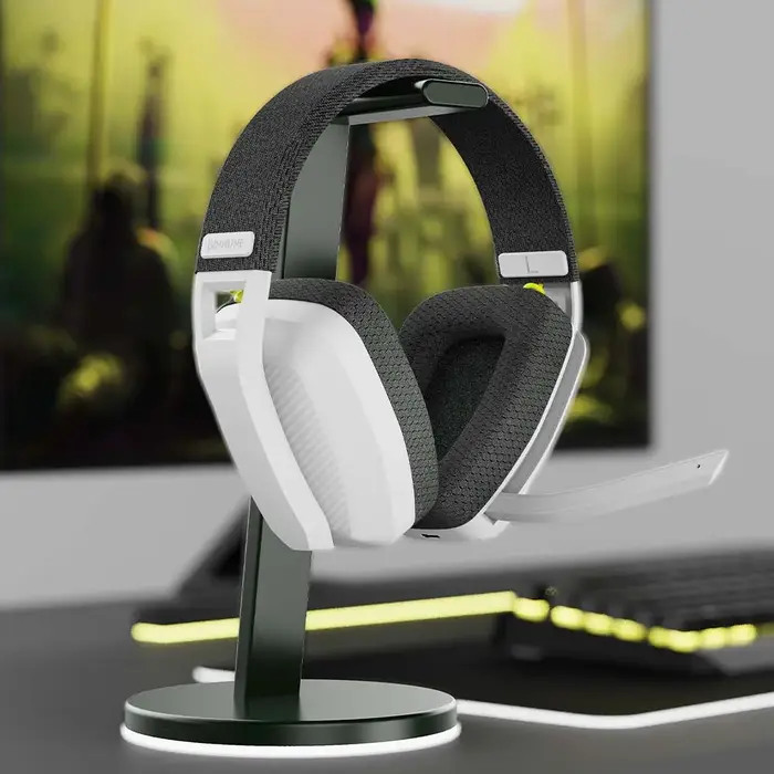 BINNUNE BW06 casque de jeu sans fil 2.4GHz avec micro pour PS5 PS4 PC Mac Playstation casque de jeu 