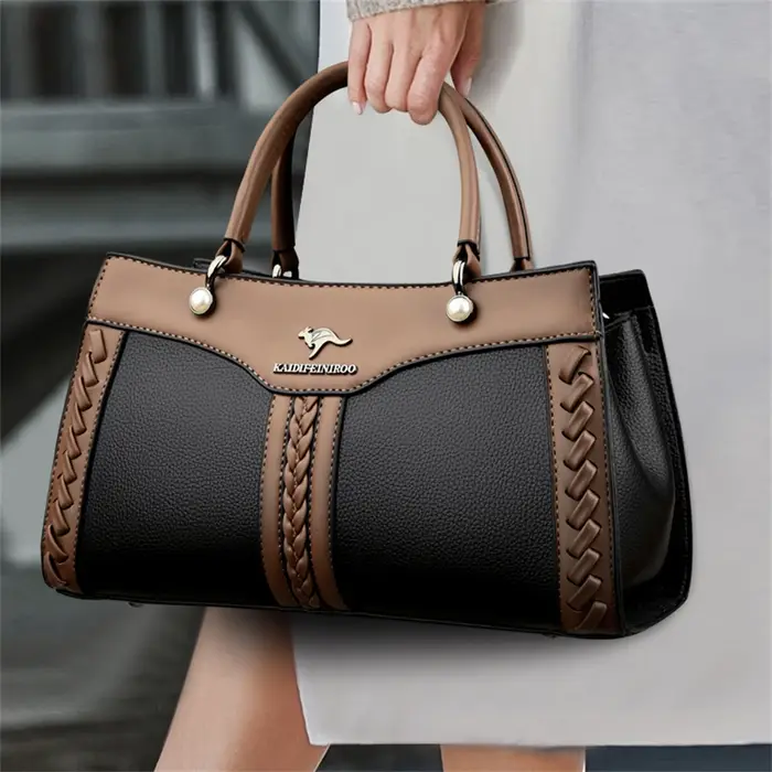 Sac à main multicouche de luxe pour femmes, sacoche tendance de bonne qualité en cuir souple, sac à 