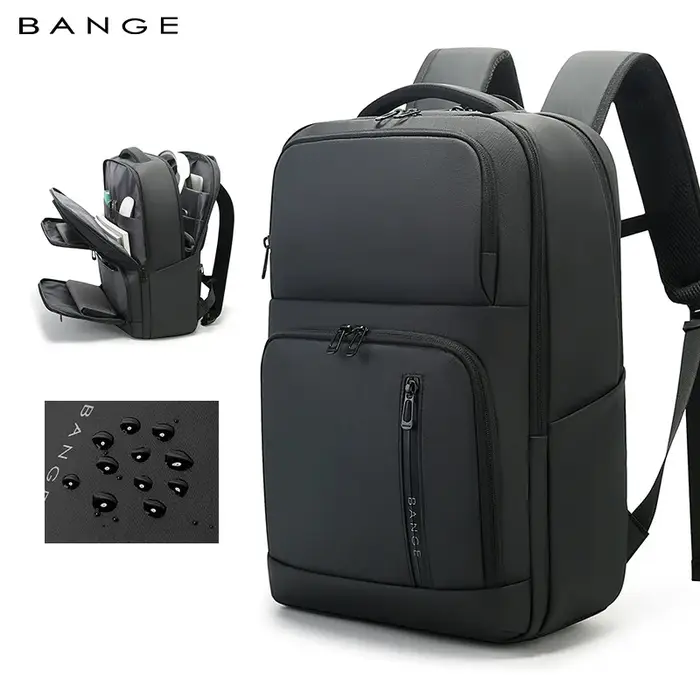 BANGE nouveau sac à dos quotidien de grande capacité pour ordinateur portable d'affaires étanche lég