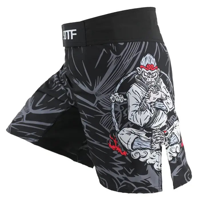 MMA Jujitsu combat grappin hommes pantalons de boxe kickboxing MMA shorts courts tigre Muay Thai sho