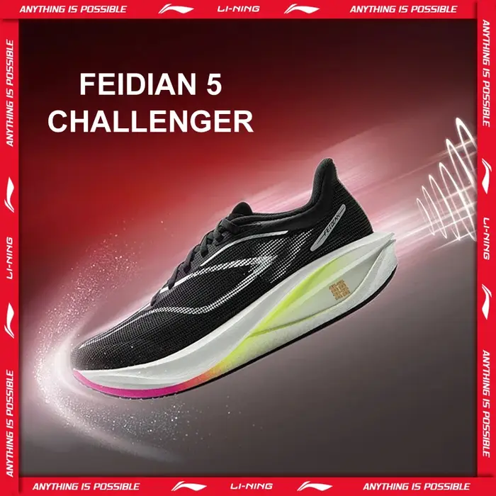 Li-Ning FEIDIAN 5 CHALLENGER – chaussures de course pour femmes, plaque en fibre de carbone, coussin