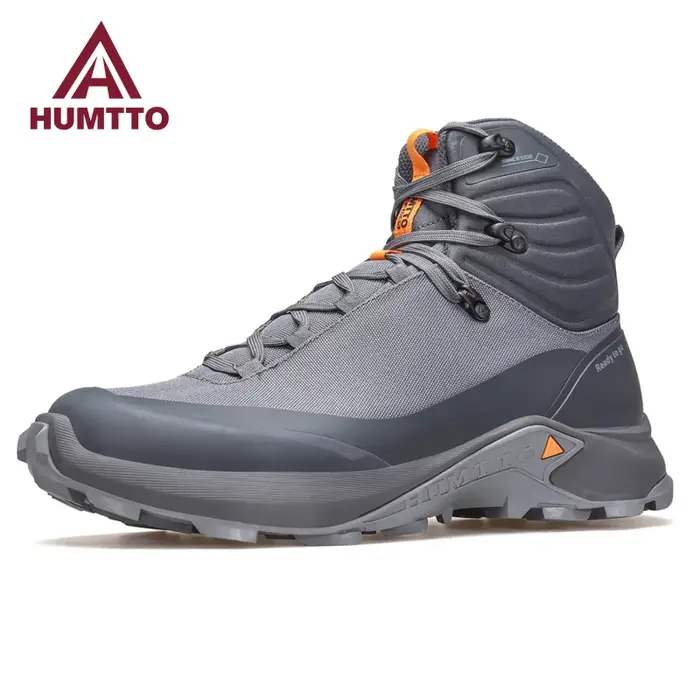 Chaussures randonnée imperméables HUMTTO pour hommes - Baskets trekking luxe sécurité travail plein air