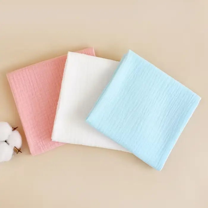 Couches en gaze de coton pour bébé, 8 pièces, pour nouveau-né, à langer, 43x45cm, lavables, réutilis