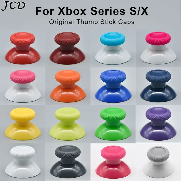 JCD 2 pièces Original 3D analogique Joystick pouce bâton poignée capuchon boutons à bascule pour Xbo