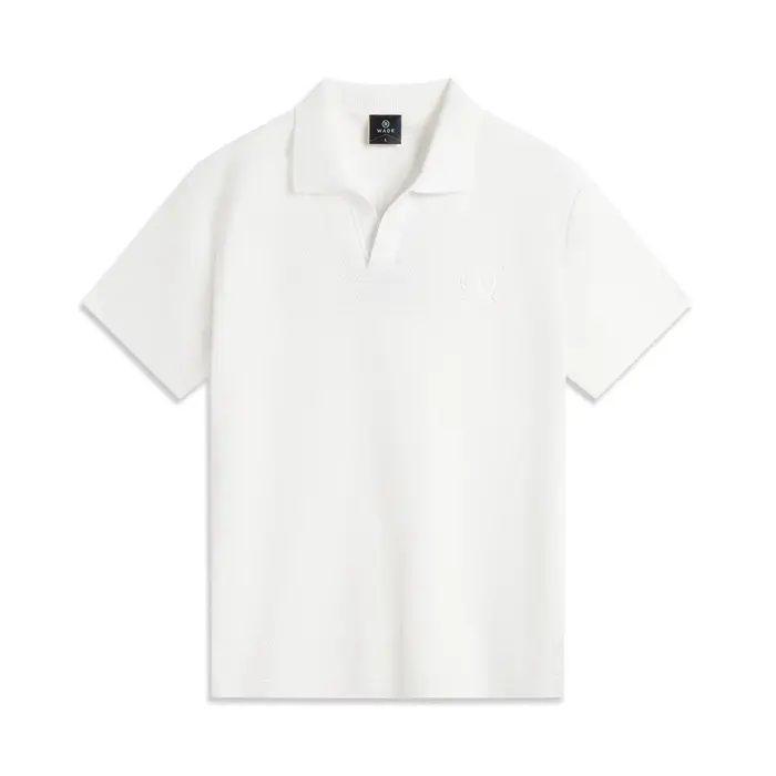 Li-ning hommes Wade pull à manches courtes 68.7% Polyester 31.3% coton coupe régulière doublure conf