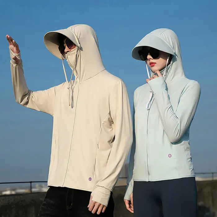    Vêtements d'été fins pour Couple, vêtements de sport, de loisirs, de Protection solaire, confort
