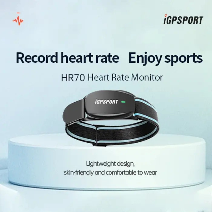 IGPSPORT-Moniteur de fréquence cardiaque pour bras, prend en charge le cyclisme, ANT +, HR70, Bryton