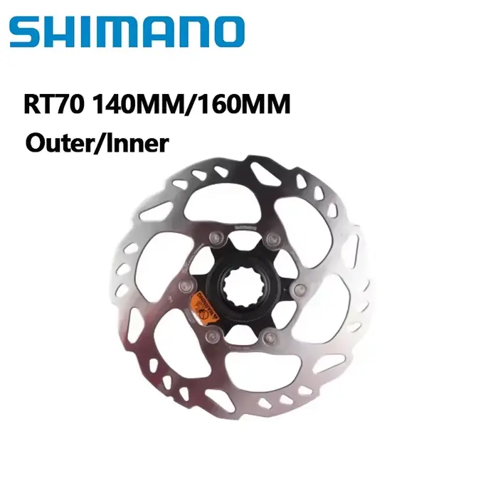 Shimano Rotor RT70 Rotor de frein à disque 140mm 160mm 180mm 203mm Rotors de frein à disque de verro