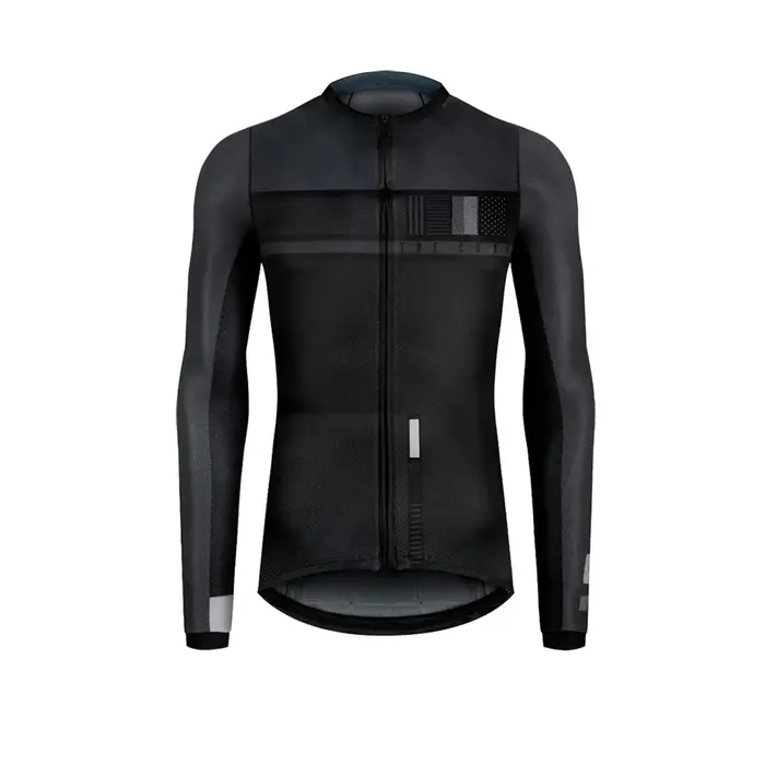 Maillot de cyclisme à manches longues pour hommes et femmes, coupe couvertes, tissu léger, protectio