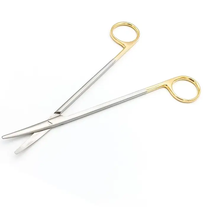 TC metzenbaum ciseaux courbé délicat coupe de tissu tonsil pointes étroites émoussées opération chir