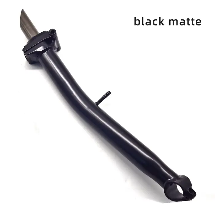 ACEOFFIX-Tige de tube de direction en acier au chrome-molybdène noir, guidon S/M pour Bromsilice, ac