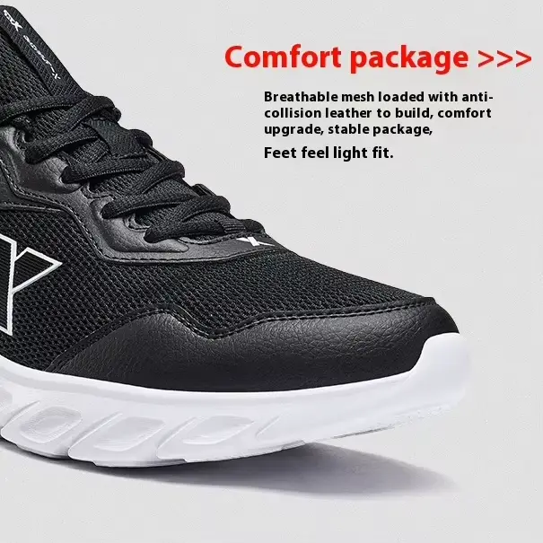 Xtep-Chaussures de course respirantes pour hommes, baskets de sport confortables, durables, rebond d