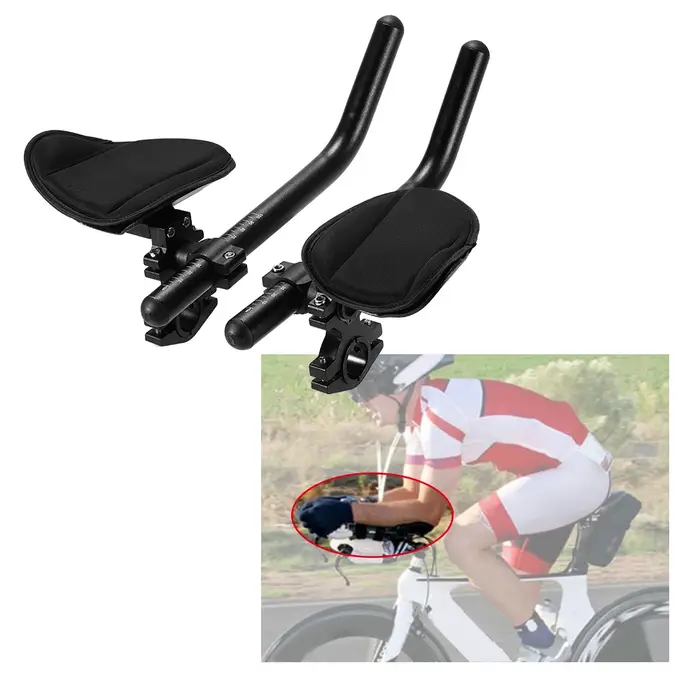 Repose-vélo guidon Cycle Aero Bar Relaxation poignée barre Triathlon vélo de route accoudoir barre v