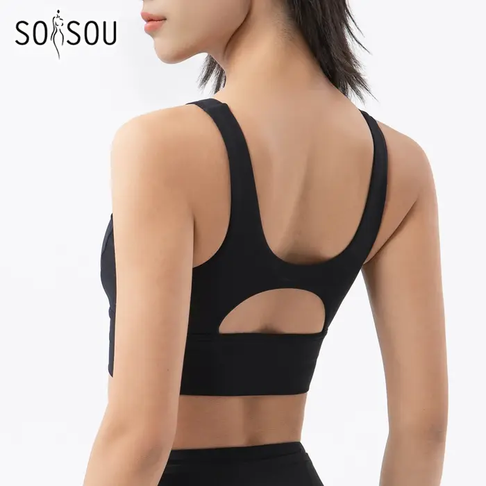 SOISOU – soutien-gorge de sport pour femmes, sous-vêtements élastiques et respirants, 6 couleurs dis