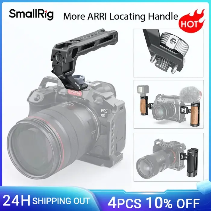 SmallRig – poignée supérieure DSLR avec trous de localisation de 3/8 à 16 pouces, pour ARRI Grip pou