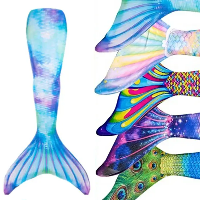 Costume de natation queue de sirène pour enfants - Maillot de bain fantaisie cosplay 2023