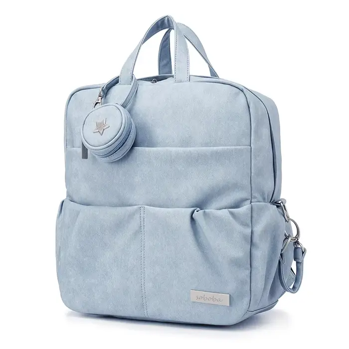 Soboba nouveau sac à dos à couches pour nouveau-né bébé grande capacité sac à couches étanche avec p