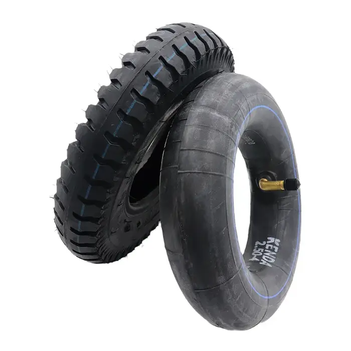 Pneu pneumatique 2.50-4 "2.50-4 et chambre à air pour accessoires de roue de vélo de Scooter électri