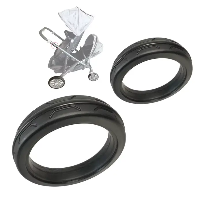Housse de pneu de Buggy pour poussette Uppababy Vista V1/V2, pneu de roue avant ou arrière PU 1:1, r