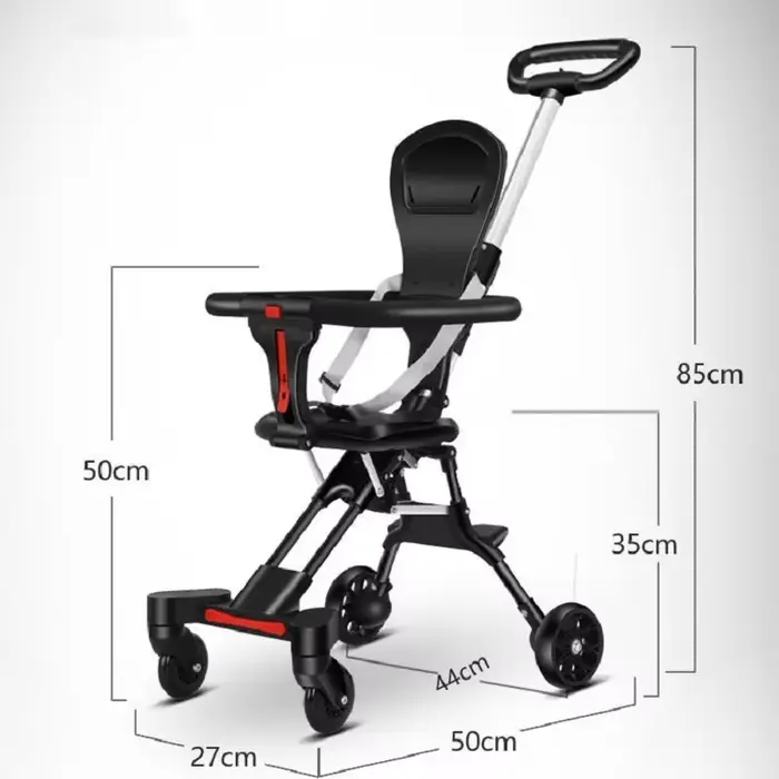 IMBABY – poussette pour bébé, siège bidirectionnel Portable et pliable, adapté à toutes les saisons,