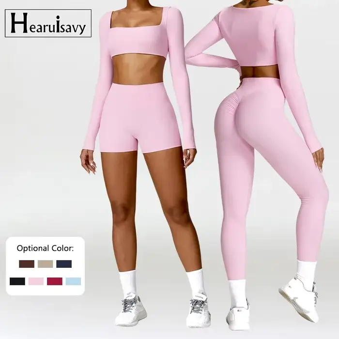 Ensemble de sport 2 pièces pour femme, séchage rapide, pour la gym, la course et l'entraînement, ave