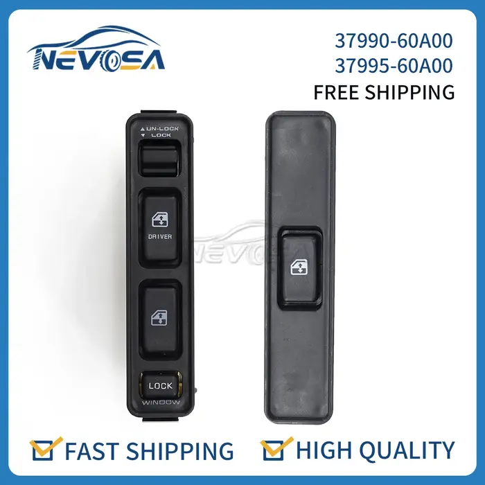 Nevosa 37990-60A00 37995-60A00 interrupteur de fenêtre de voiture électrique gauche droite pour Suzu