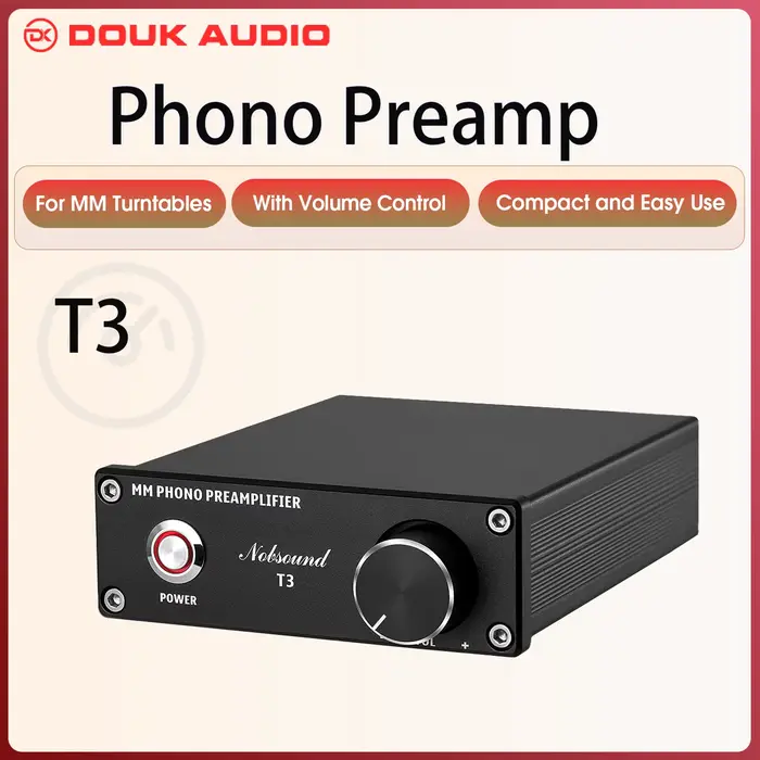 Douk Audio T3 HiFi MM RIAA préamplificateur phonographe RIAA lecteur de disque à domicile préampli d
