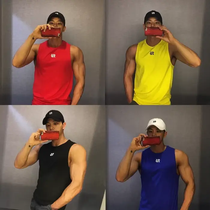 Débardeur musculation homme sans manches fitness - Stringer léger pour entraînement été et gymnastique