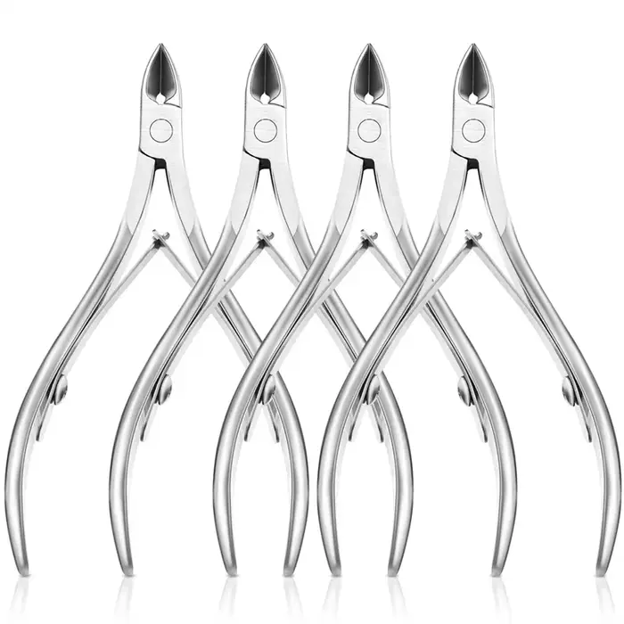 Coupe-cuticules professionnel, ciseaux de manucure, poussoir de pédicure, dissolvant de peau morte, 