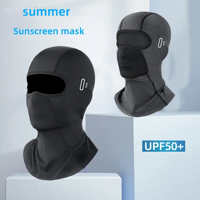 Bavoir de Protection solaire en soie glacée pour l'extérieur, printemps et été, moto, cyclisme, pêch