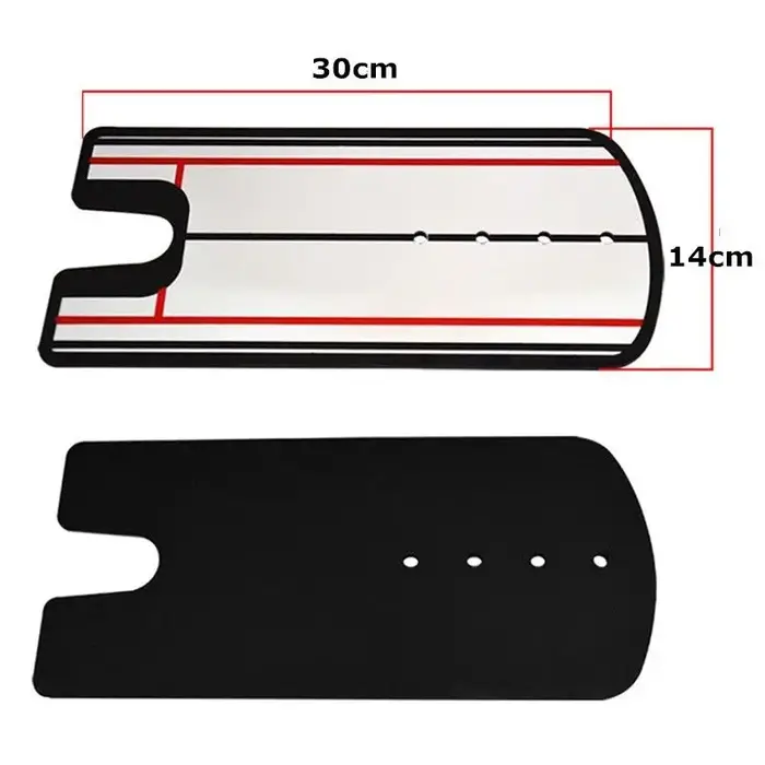 Miroir de pratique de mise de Golf, aide à l'entraînement à l'alignement du miroir, ligne d'oeil de 