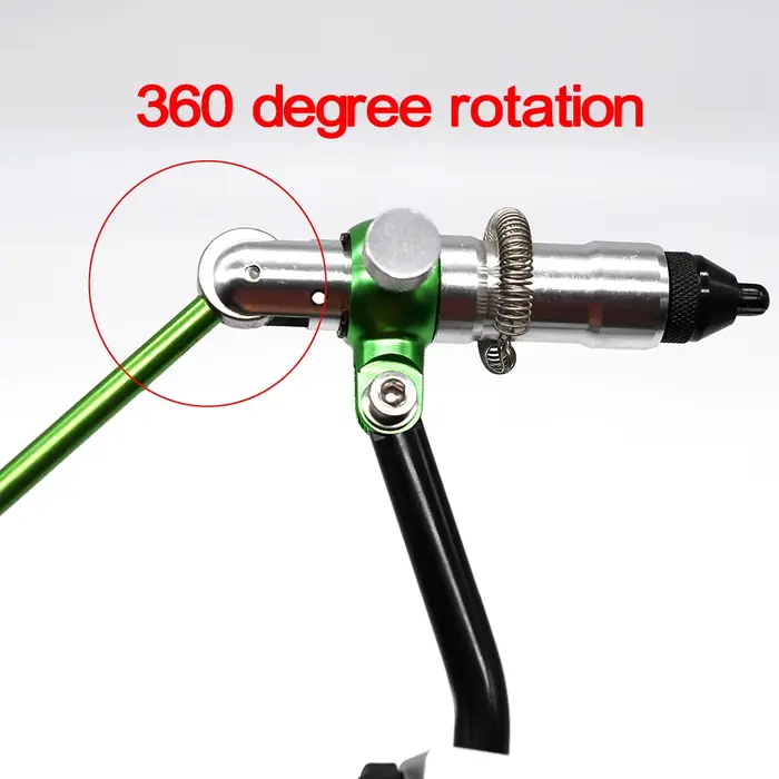MNFT – étau de pêche à la mouche rotatif, pratique avec Rotation de 360 ° et de multiples ajustement
