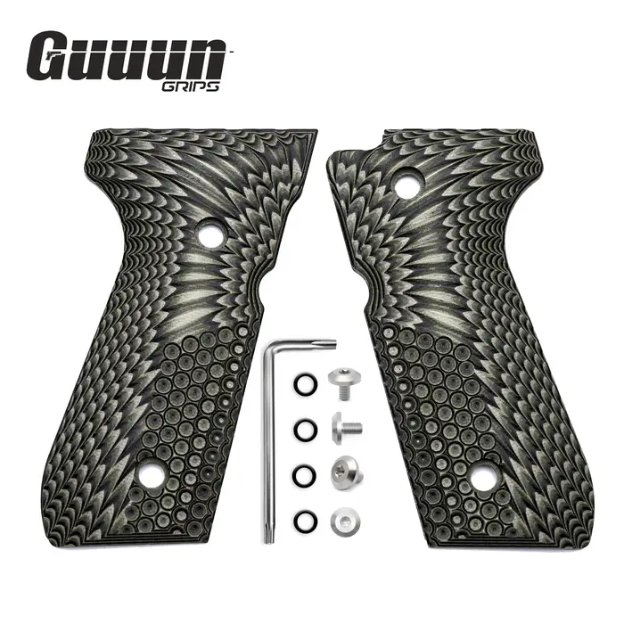 Poignées Guuun G10 pour Beretta 92/96 92fs M9 92A1 INOX panneau de poignée décoratif antidérapant OP
