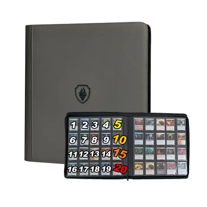 Album de cartes à collectionner avec 20 pochettes pour plus de 1280 cartes - Pages compatibles avec 