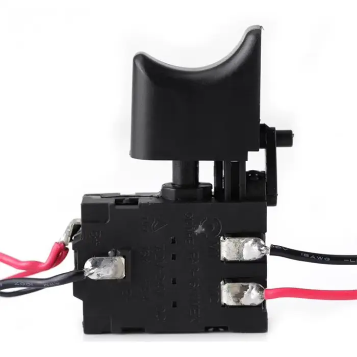 Interrupteur de perceuse électrique DC7.2-24V, bouton de contrôle de vitesse pour perceuse sans fil 
