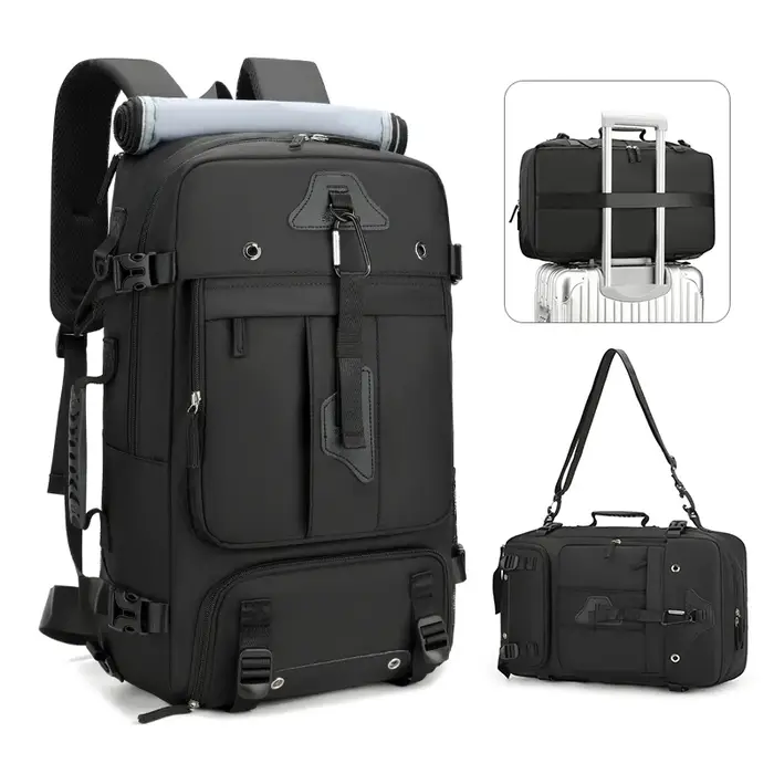Sac à dos de voyage, sac à dos de transport, sac de sport convertible durable adapté pour ordinateur