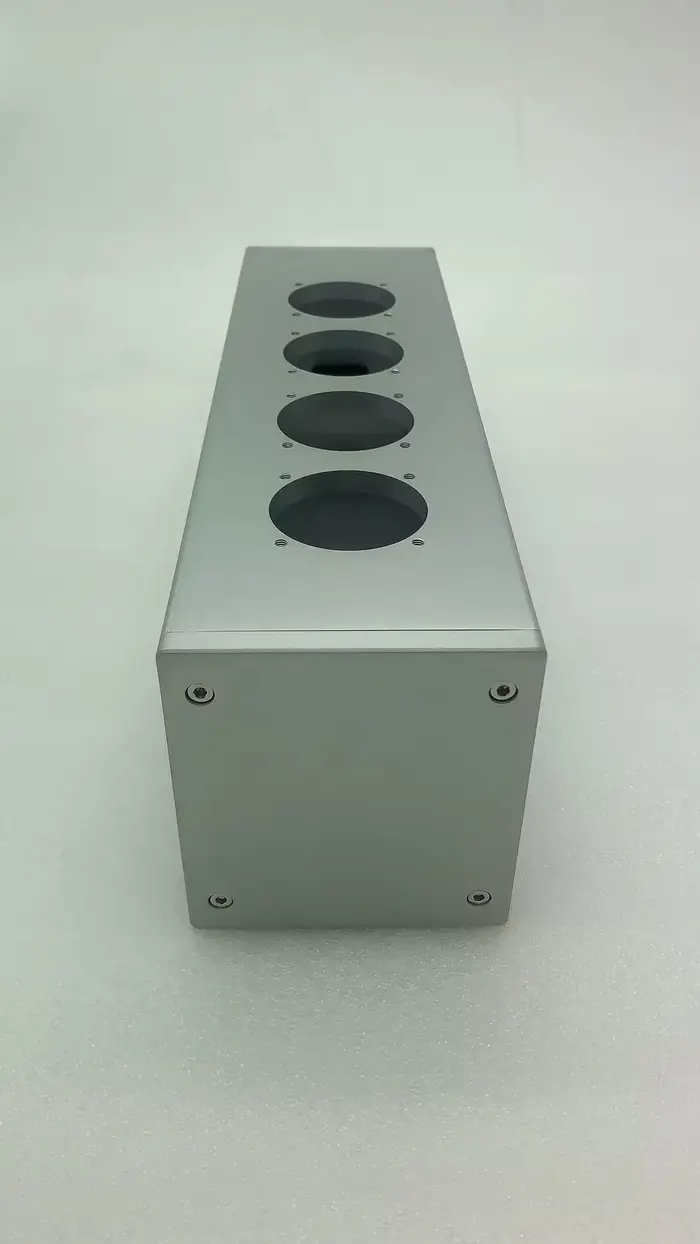 Filtre de puissance de prise EU en aluminium HIFI, boîtier d'amplificateur, bricolage, 2 bits, 4 bit