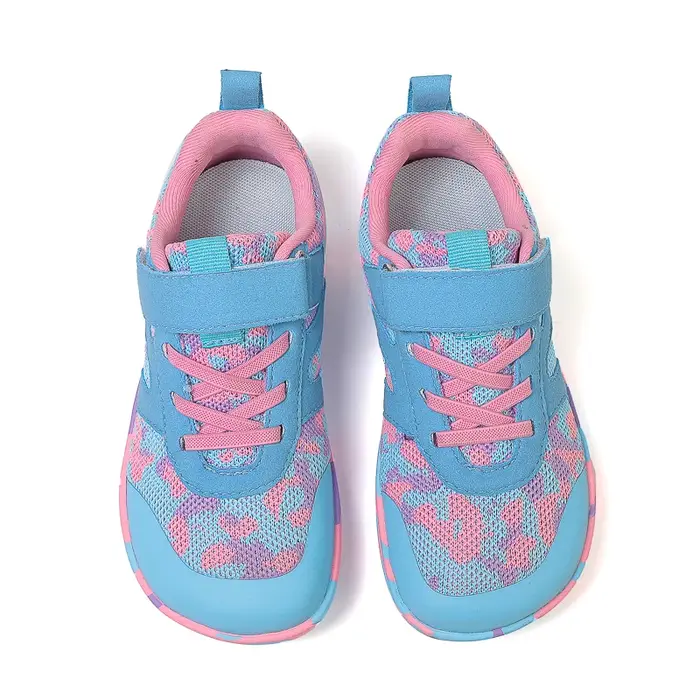 Chaussures pieds nus minimalistes pour petits/grands enfants + chute zéro pour enfants + baskets lar