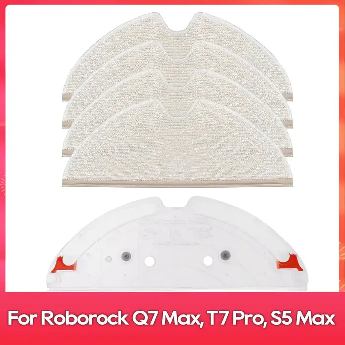 Compatible avec ( Roborock Q7 Max / Q7 Max+ / T7 Pro / S5 Max / S6 MaxV / T8 ) Support de serpillièr