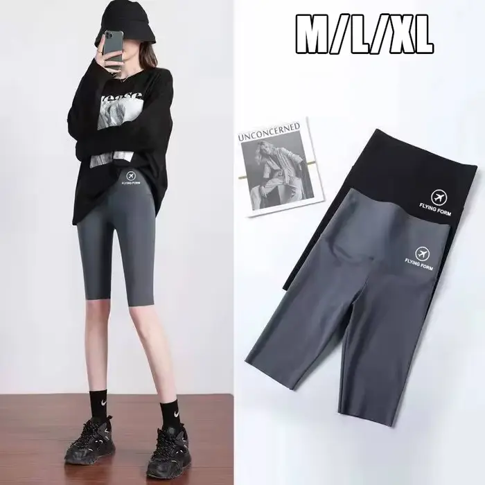 Pantalon taille haute M/L/XL, short de cinq minutes, vêtements externes pour femmes, levage des hanc
